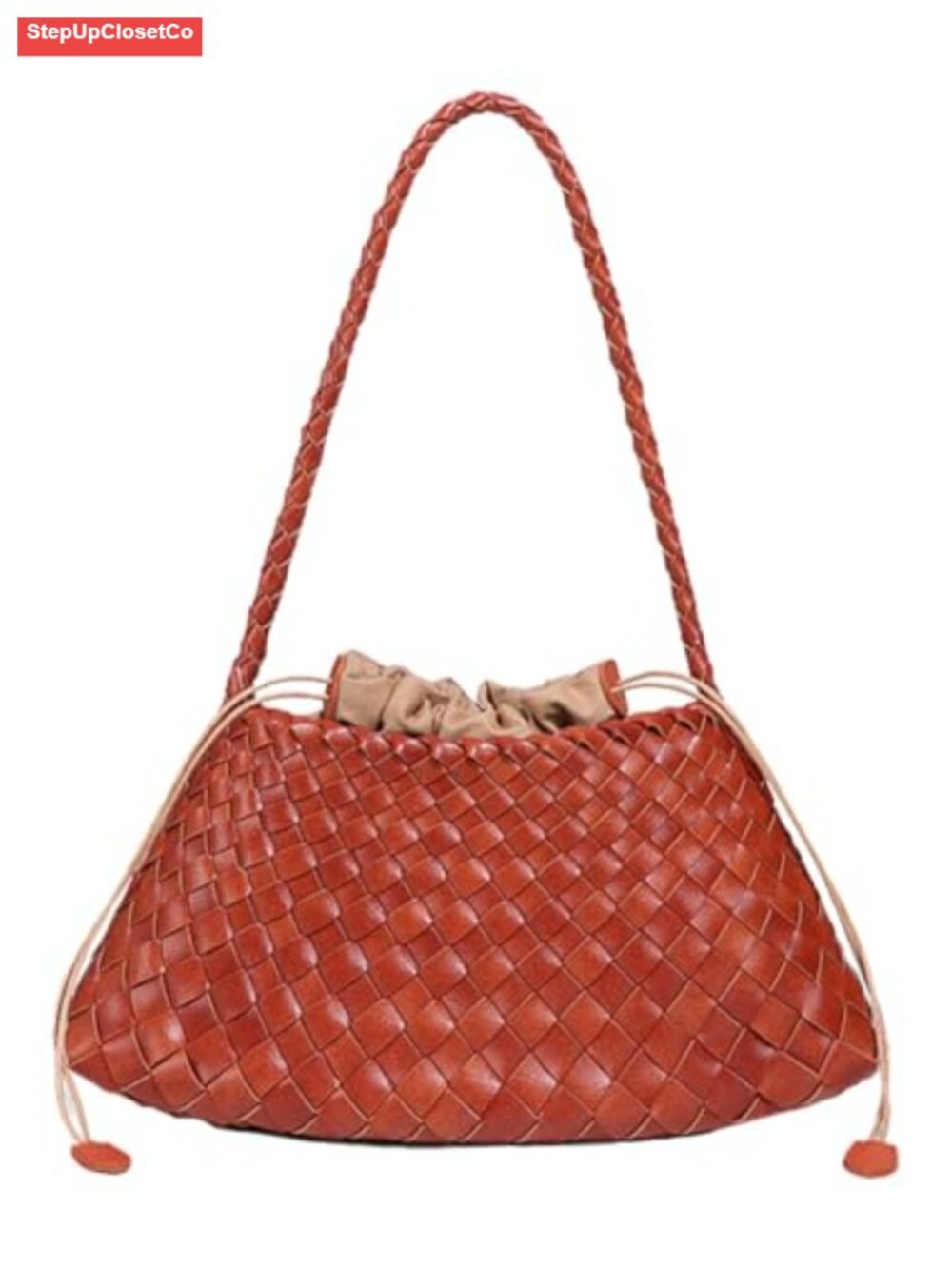Suede Hobo Bag Women Trendy Pu Leather Bucket Purse Tote Shoulder Handbag